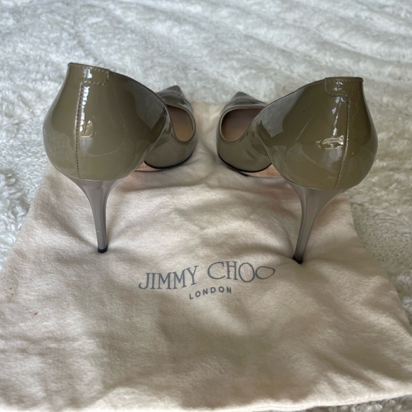 Stunning grey Jimmy Choos! 85cm heel. Size 10.5 - Picture 2 of 4